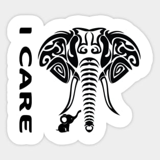 i care Sticker